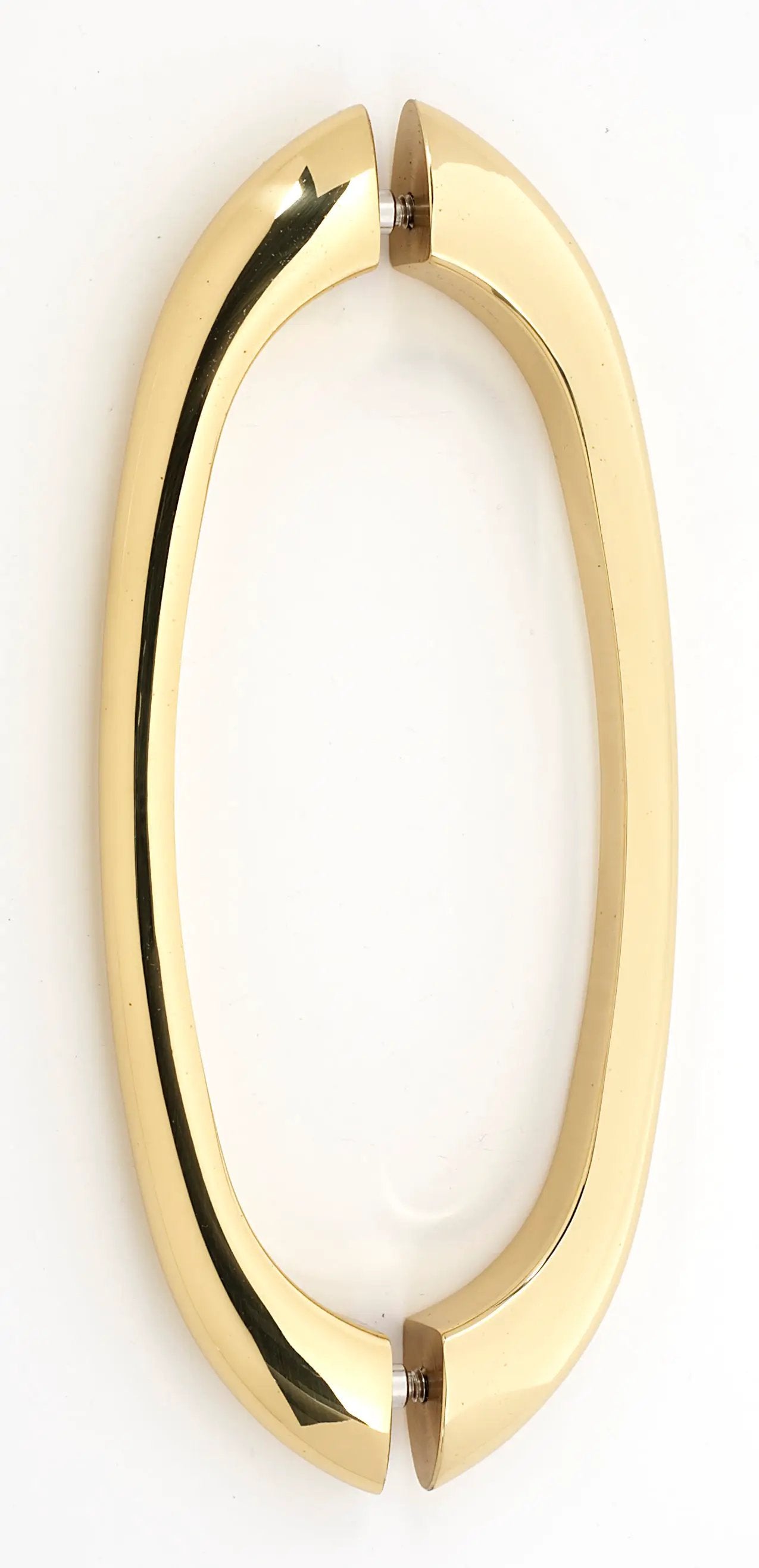 Alno 8" Back to Back Glass Door Pull by Alno