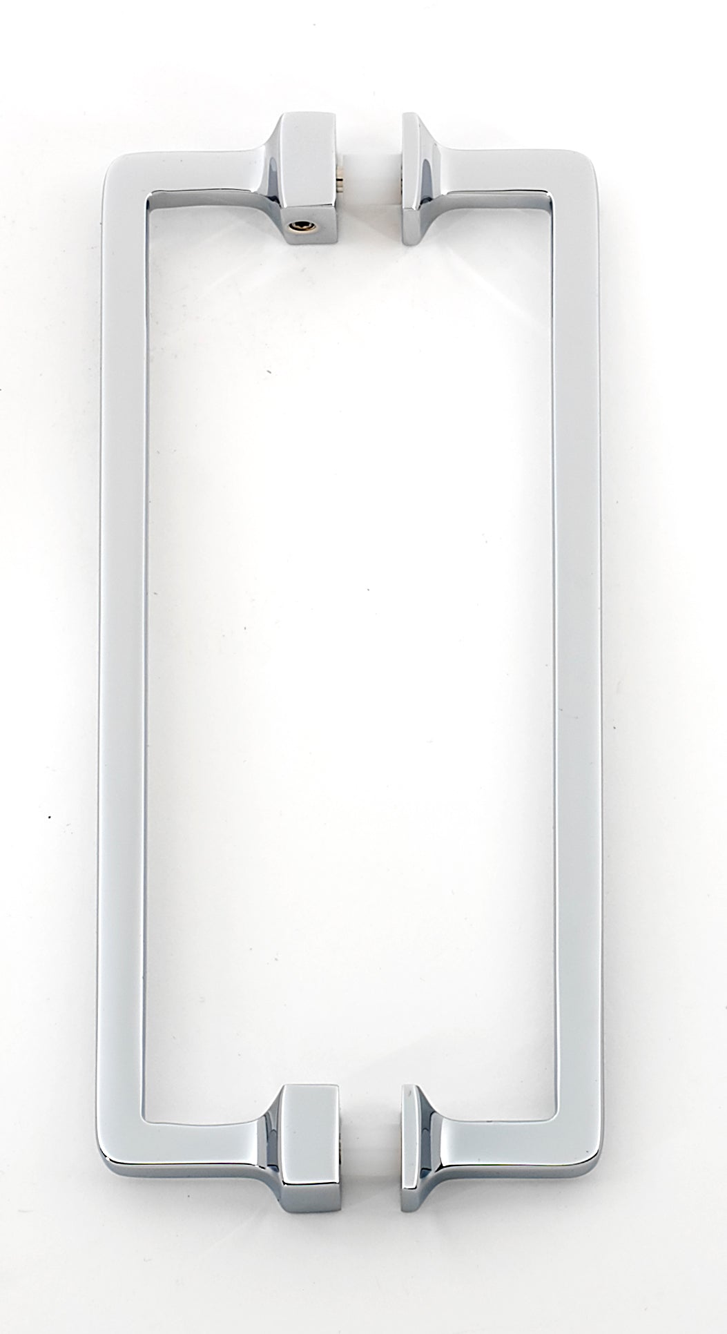 polished chrome door pull