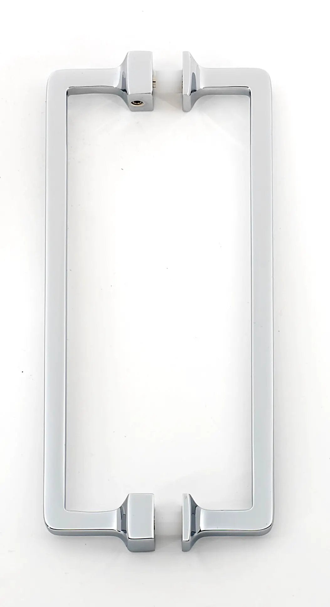 polished chrome door pull