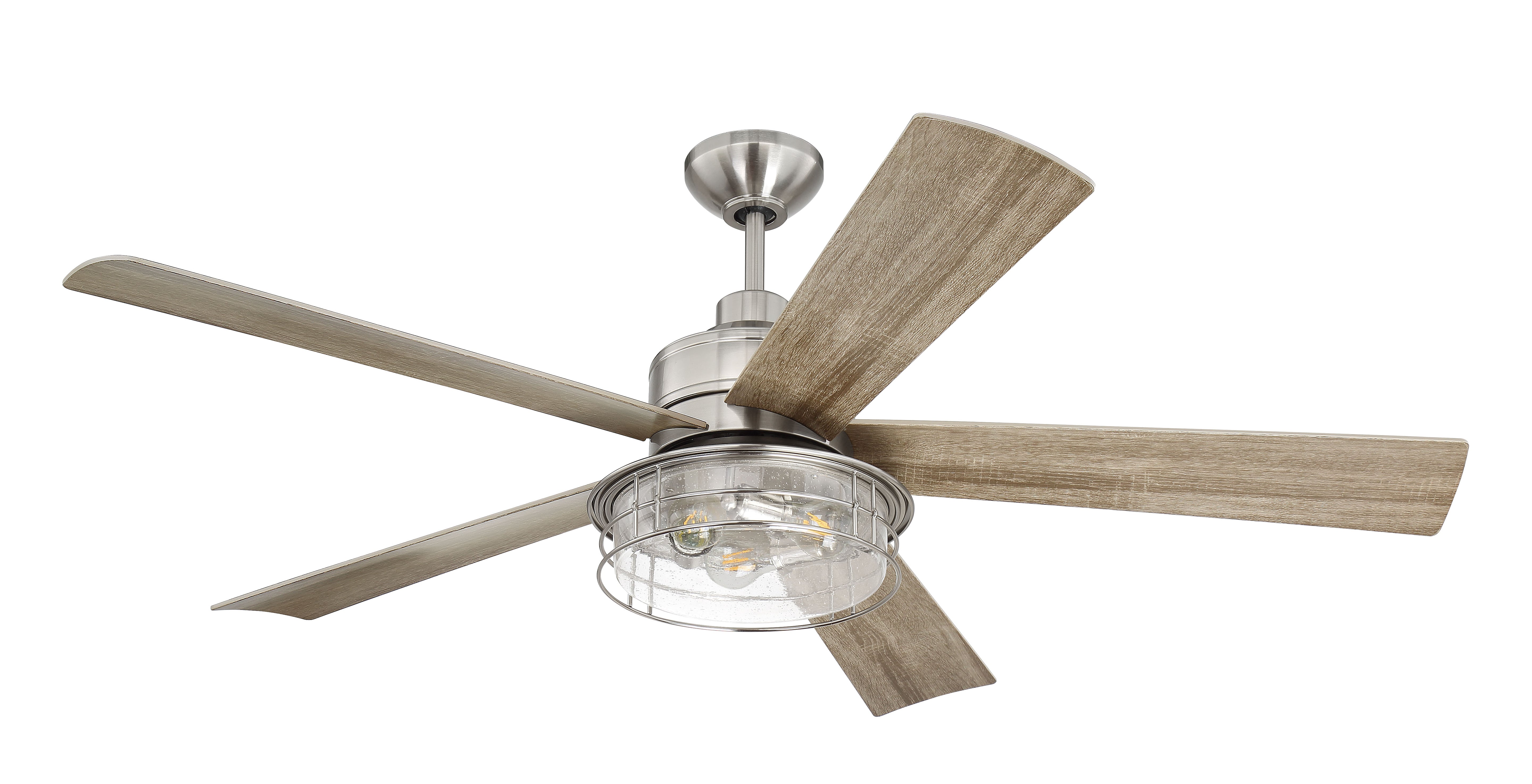 brushed polished nickel ceiling fans
