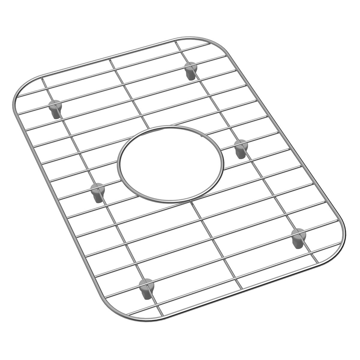 polished stainless steel bottom grid