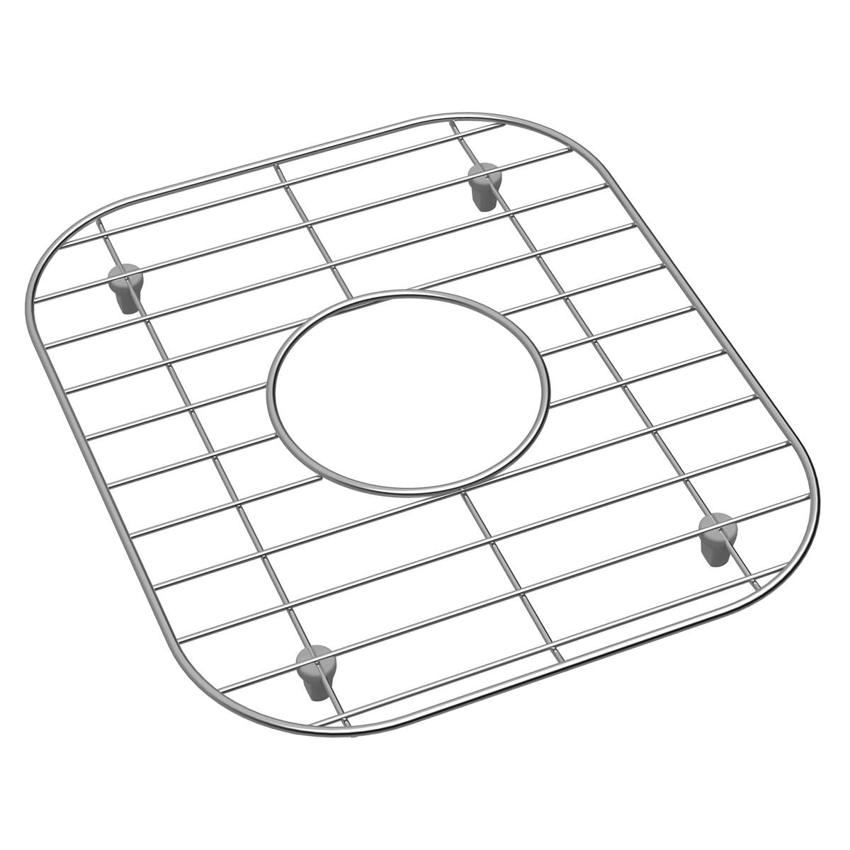 polished stainless steel bottom grid