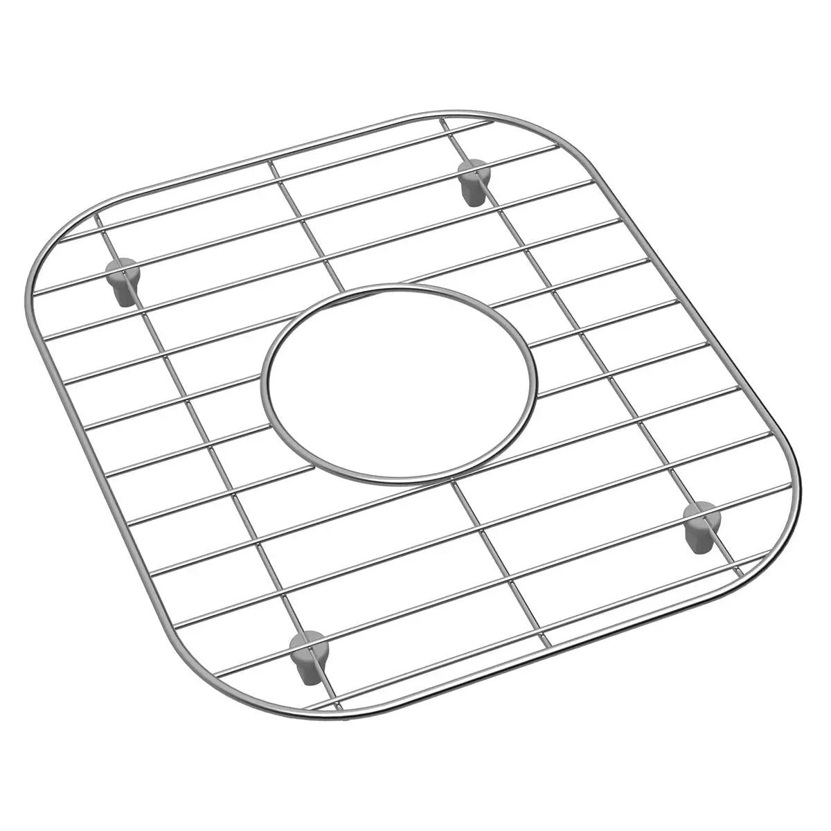 polished stainless steel bottom grid