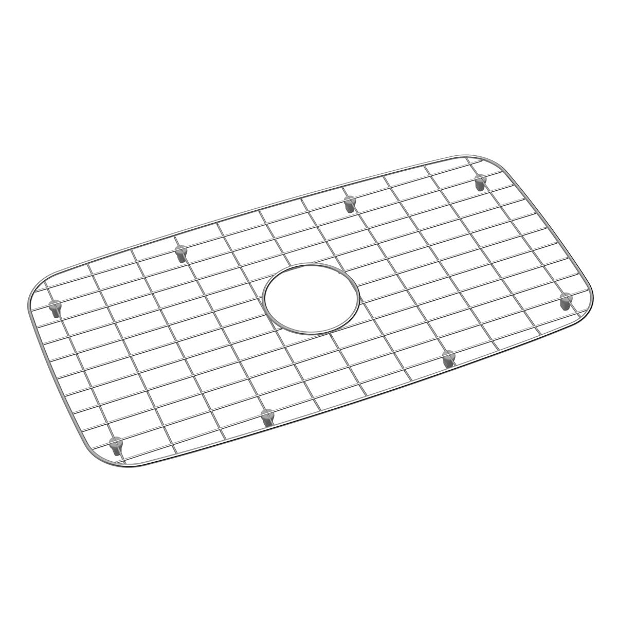polished stainless steel bottom grid