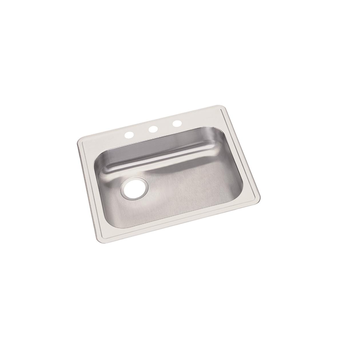 satin single bowl drop-in sink
