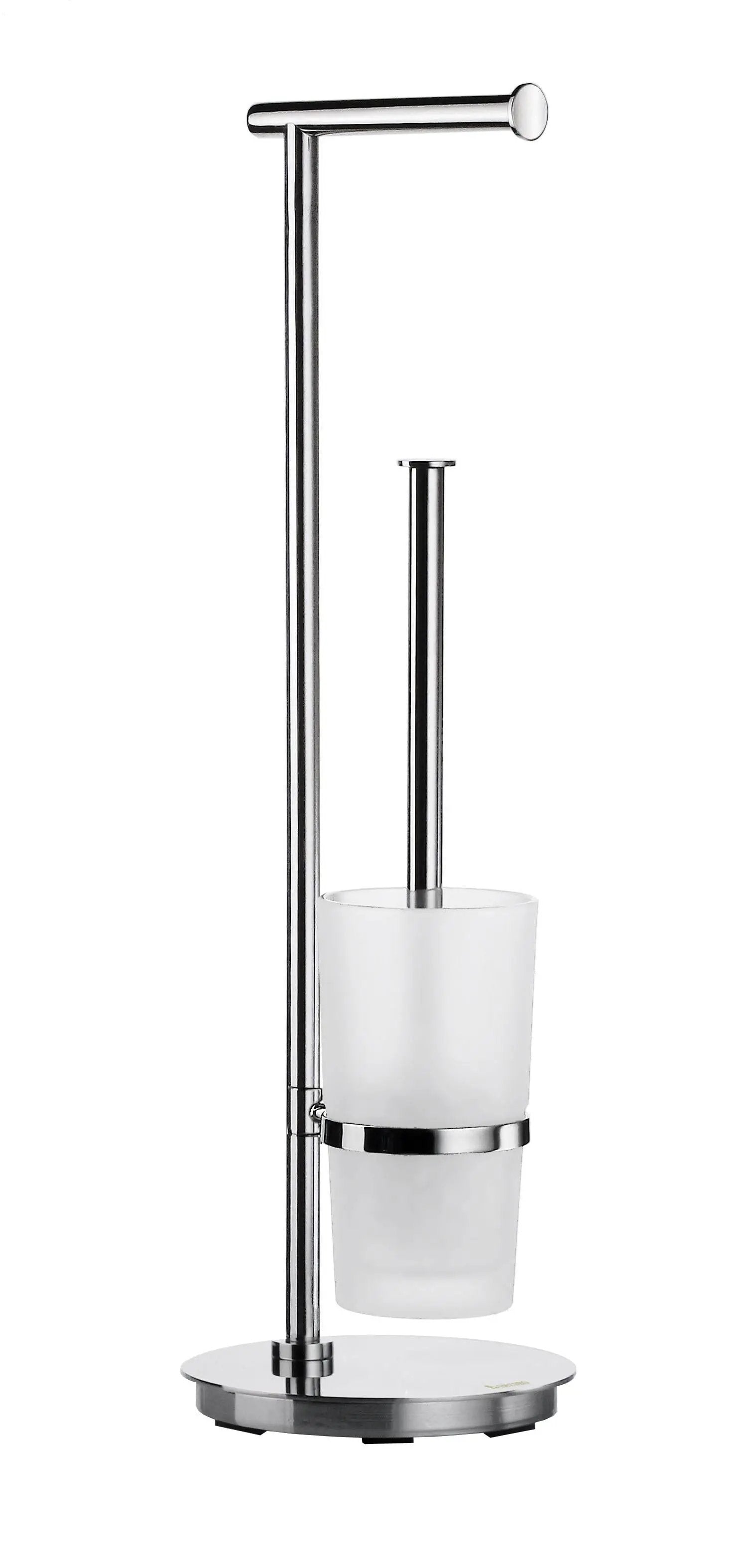 stainless steel polished toilet roll holder