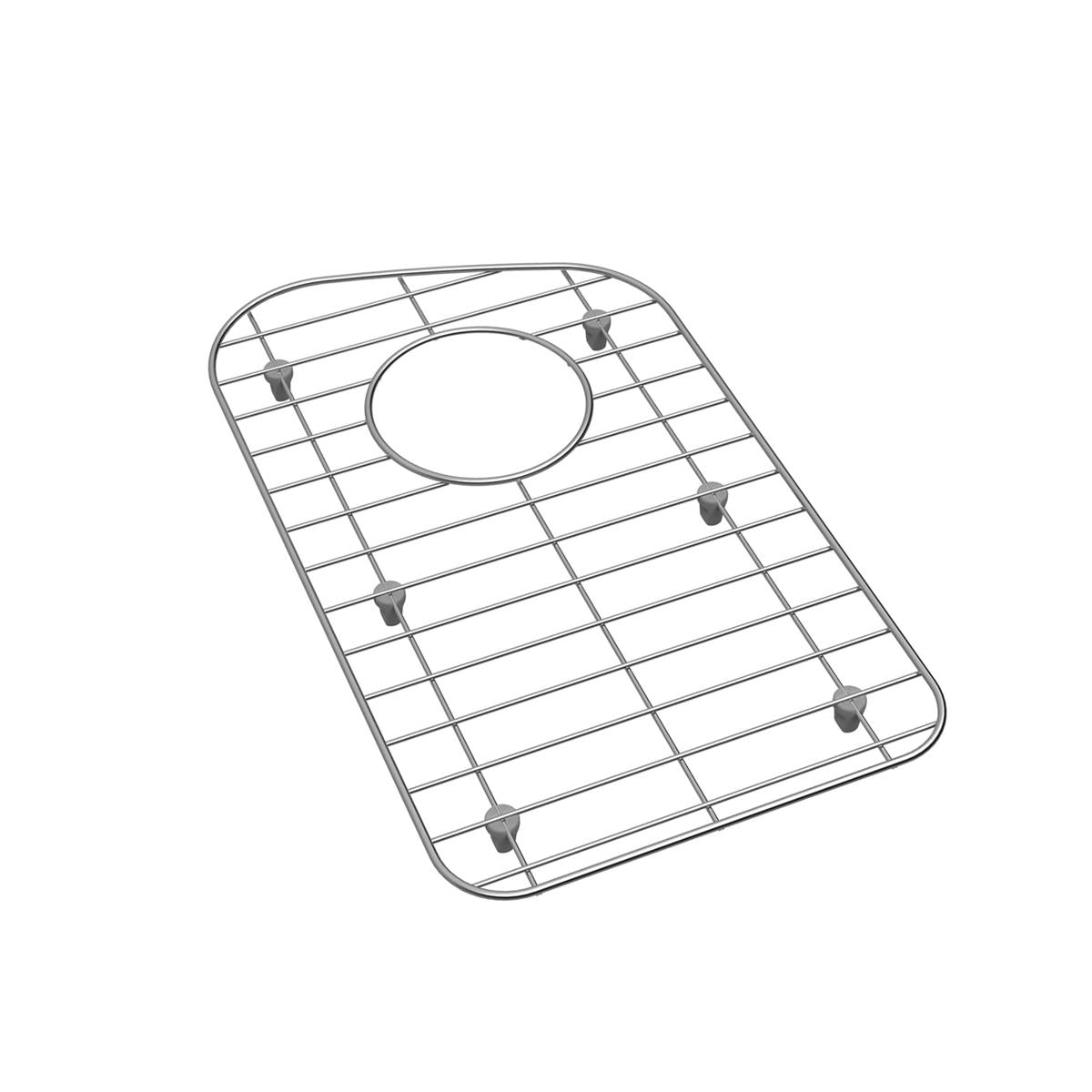 polished stainless steel bottom grid