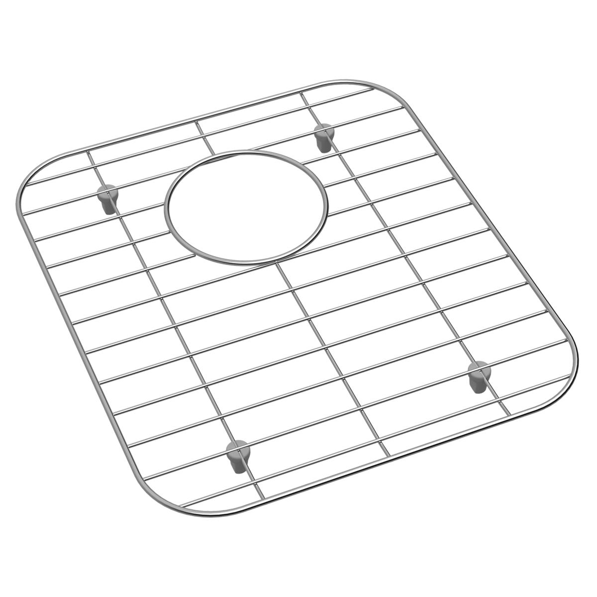 polished stainless steel bottom grid
