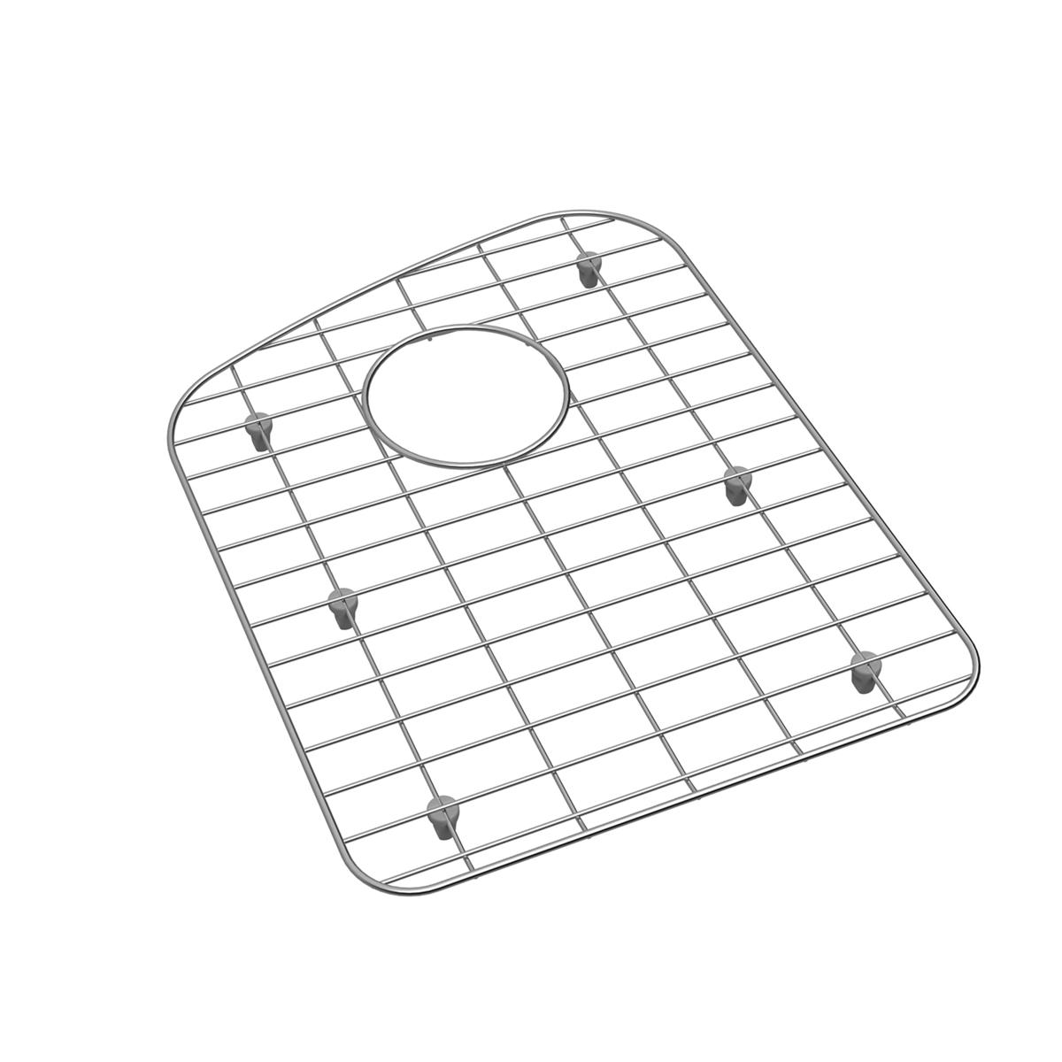 polished stainless steel bottom grid