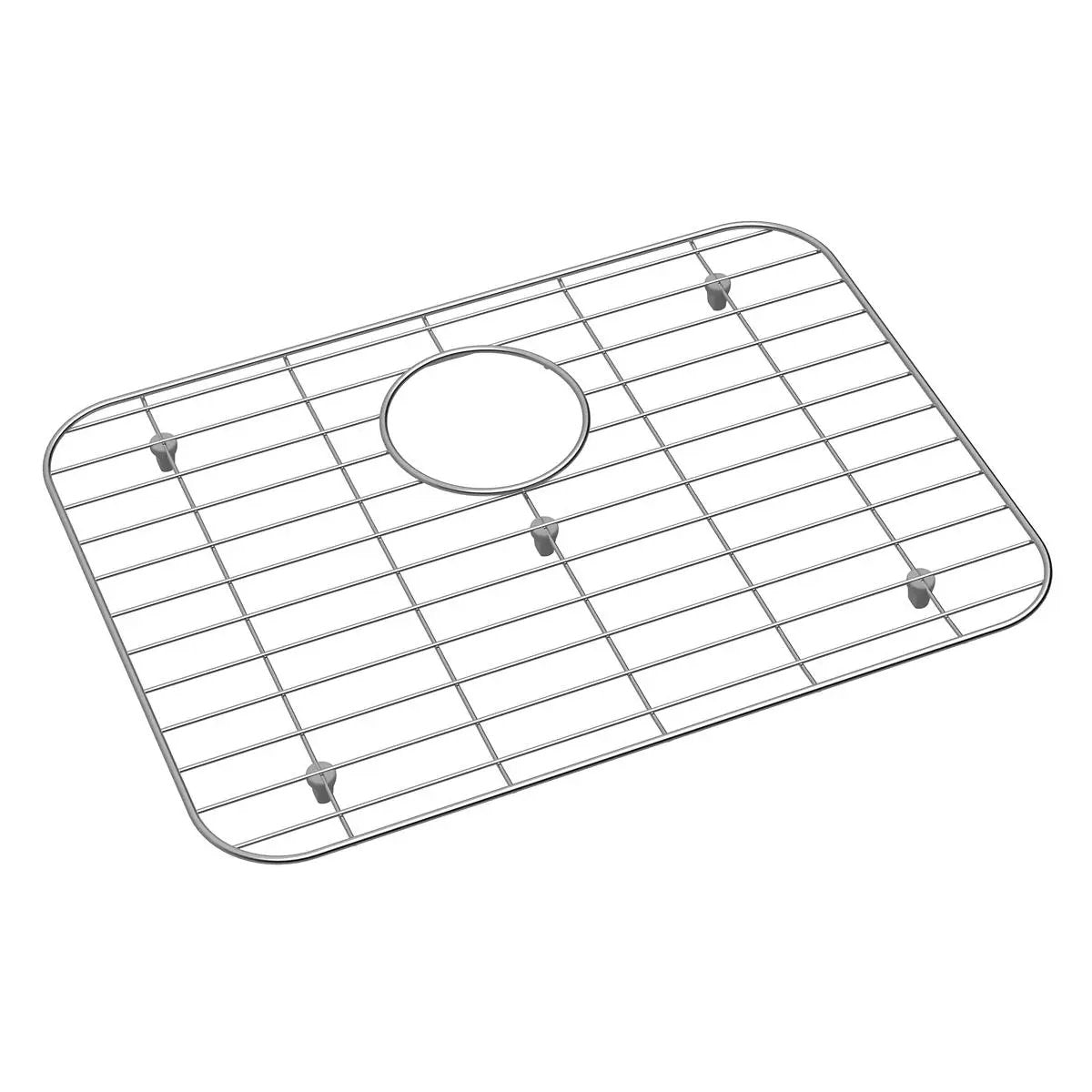 polished stainless steel bottom grid