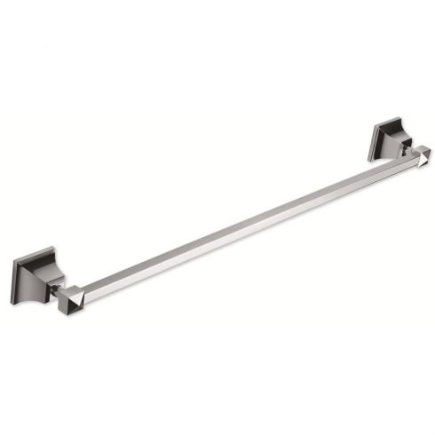 polished chrome towel bar