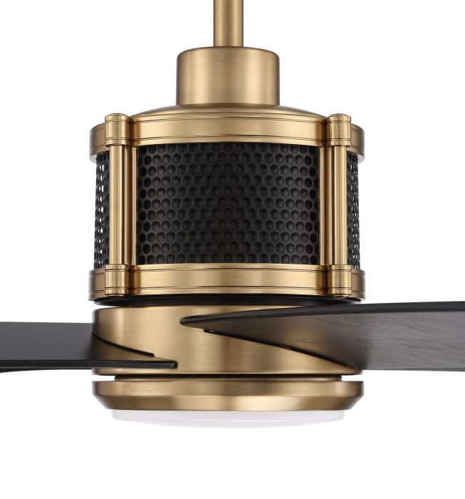 satin brass ceiling fans