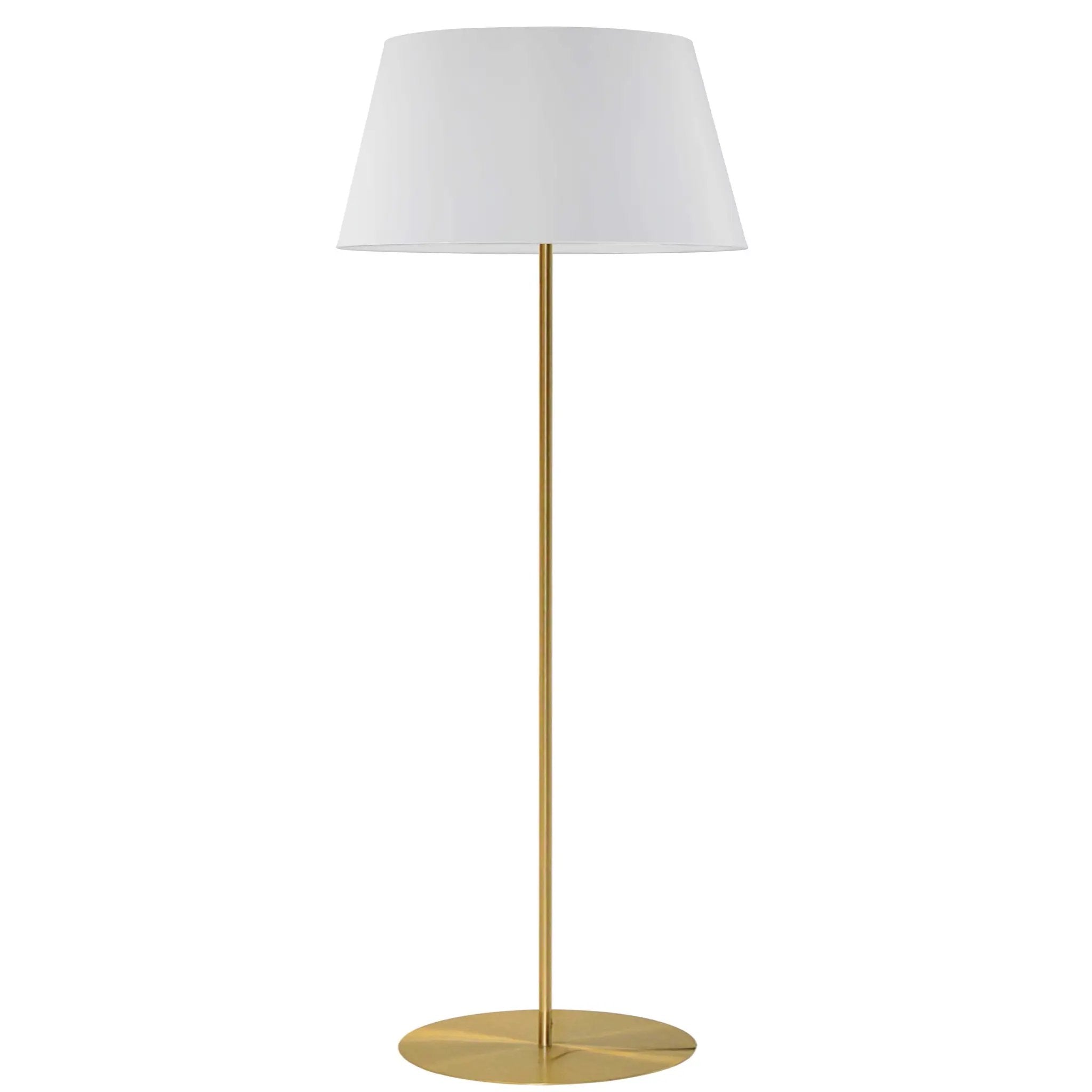 aged brass table lamp
