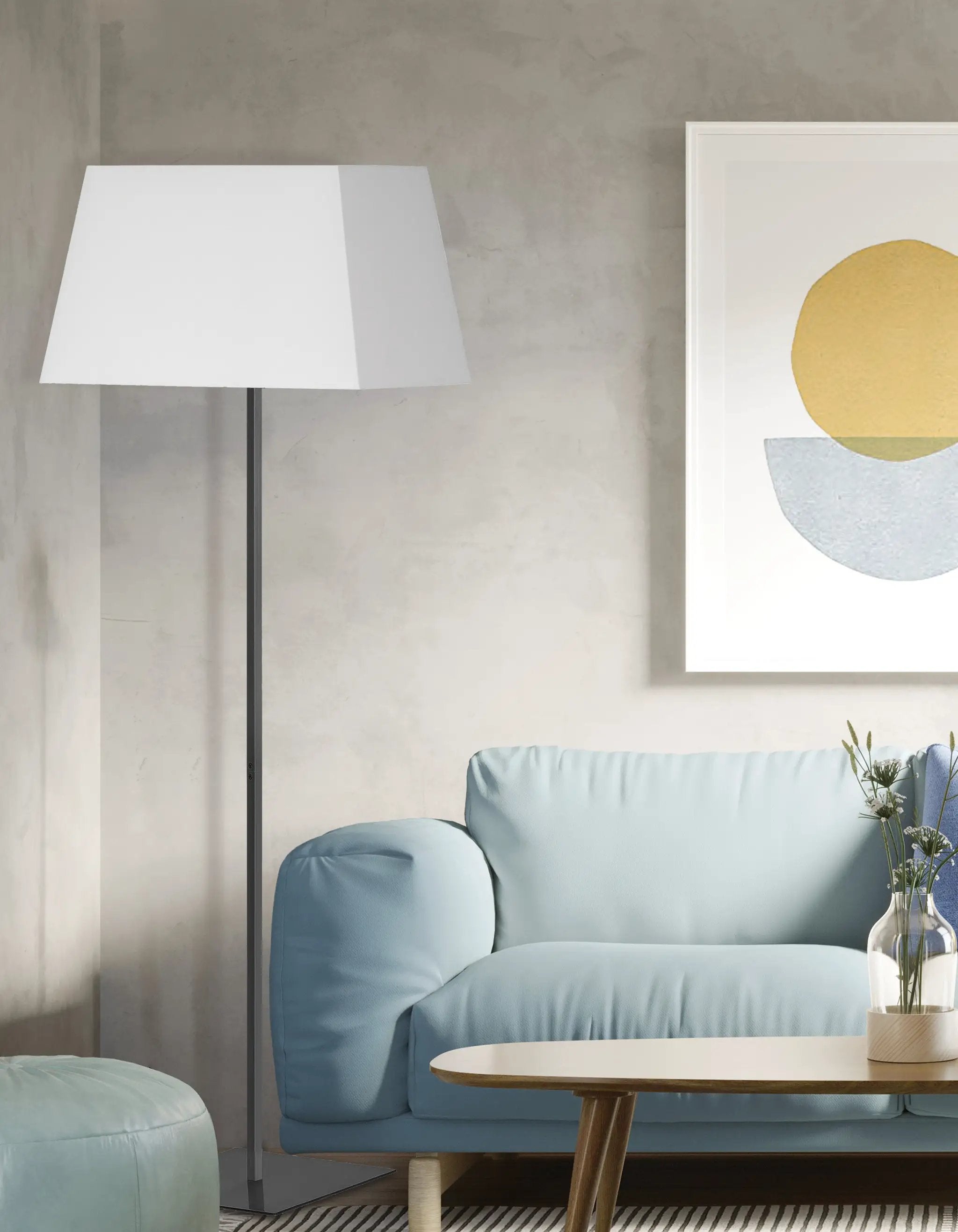 matte black table lamp
