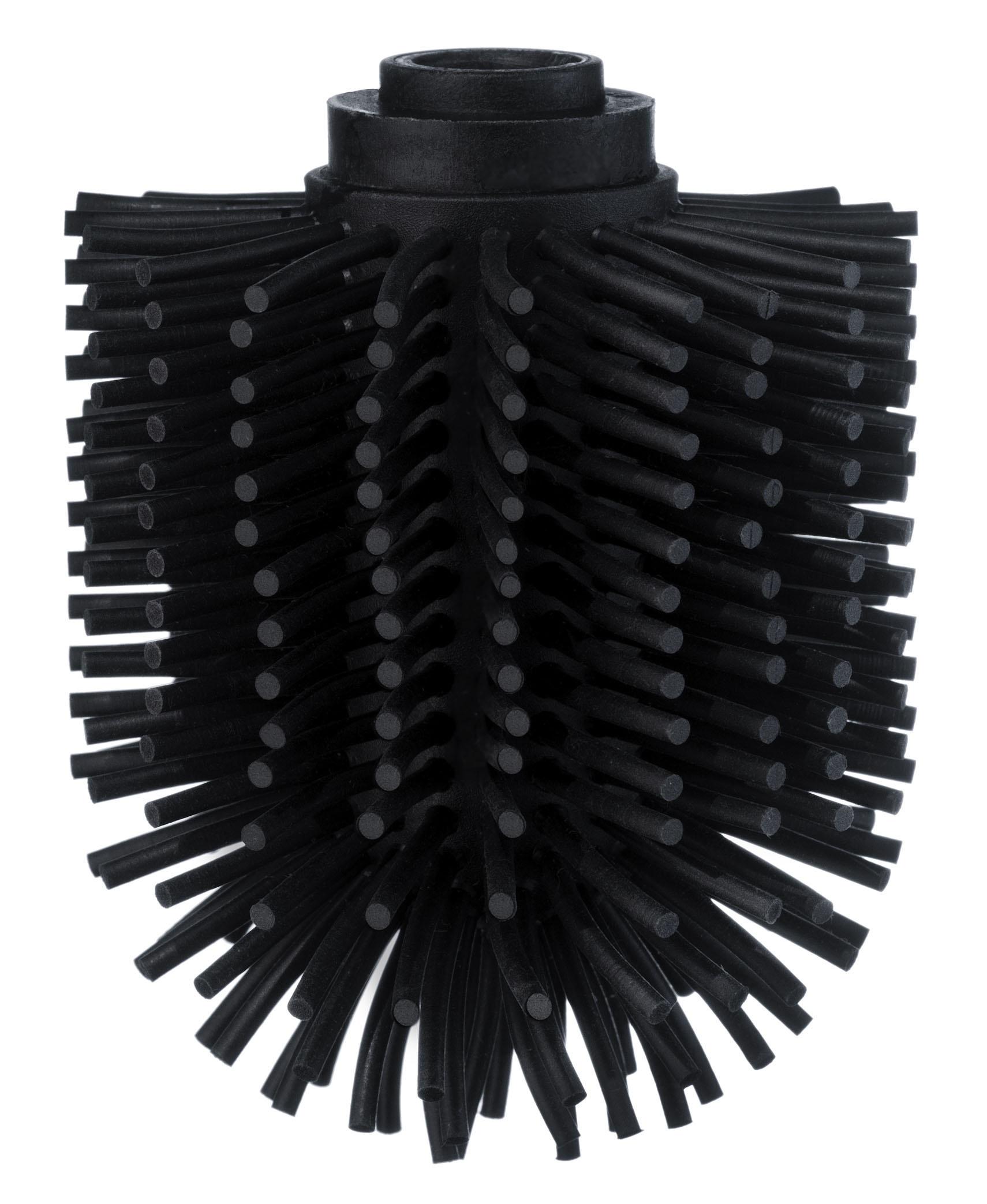 black toilet brush