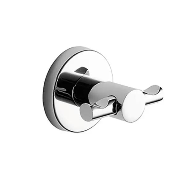 polished chrome robe hook