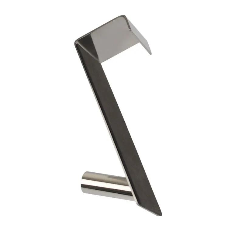 polished chrome robe hook