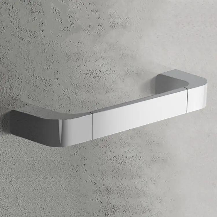 polished chrome grab bar