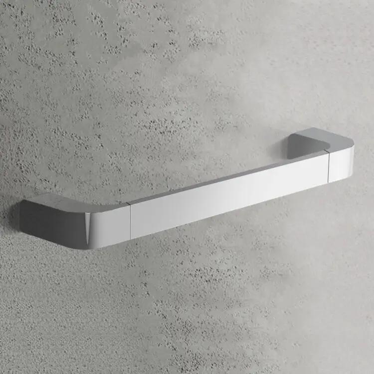 polished chrome grab bar