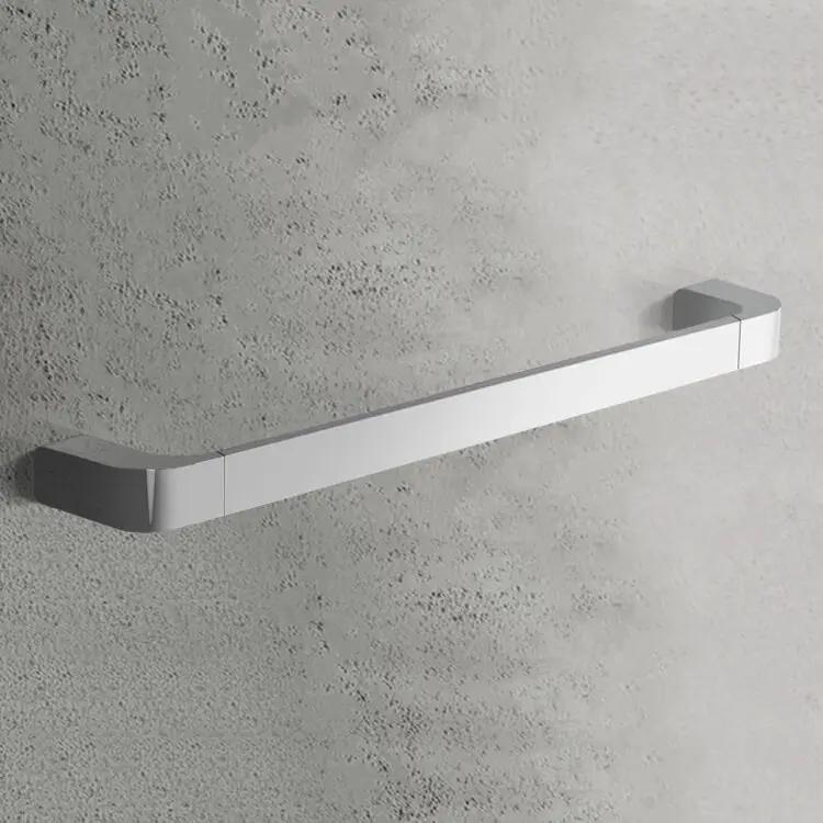 polished chrome grab bar
