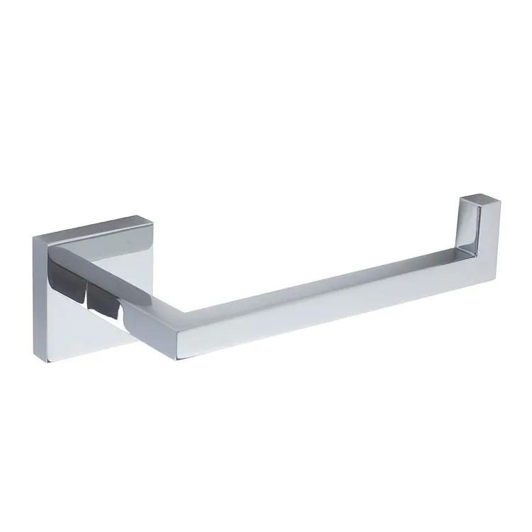 polished chrome toilet paper holder