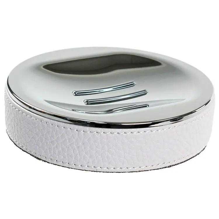 white soap holder