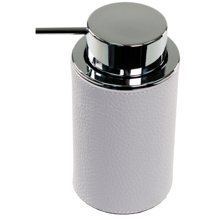 white soap dispenser