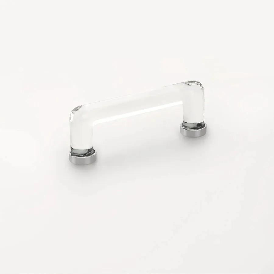 polished chrome cabinet pull