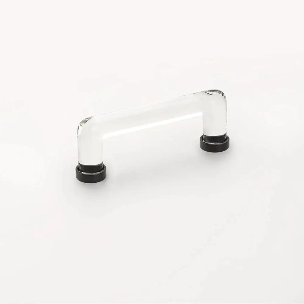 Emtek 4" CC Modern Glass Cabinet Pull by Emtek