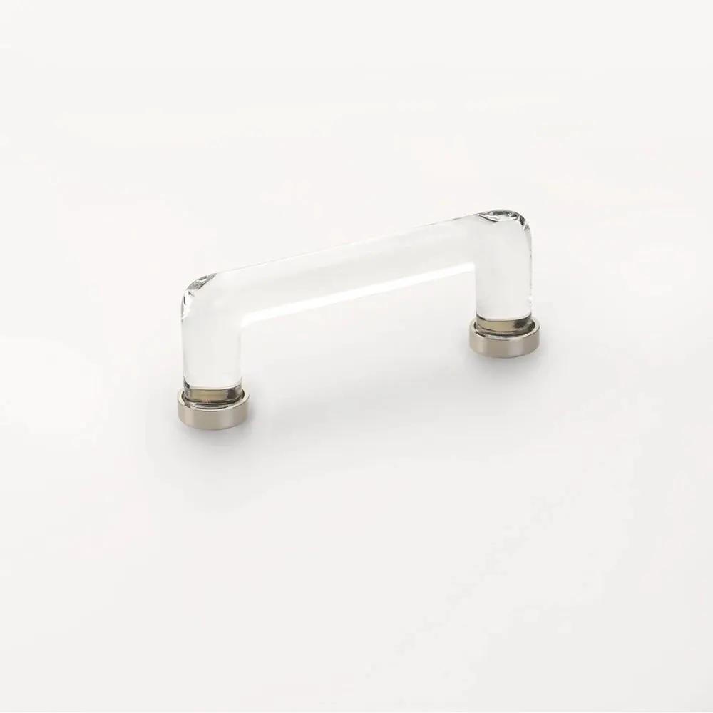 Emtek 4" CC Modern Glass Cabinet Pull by Emtek