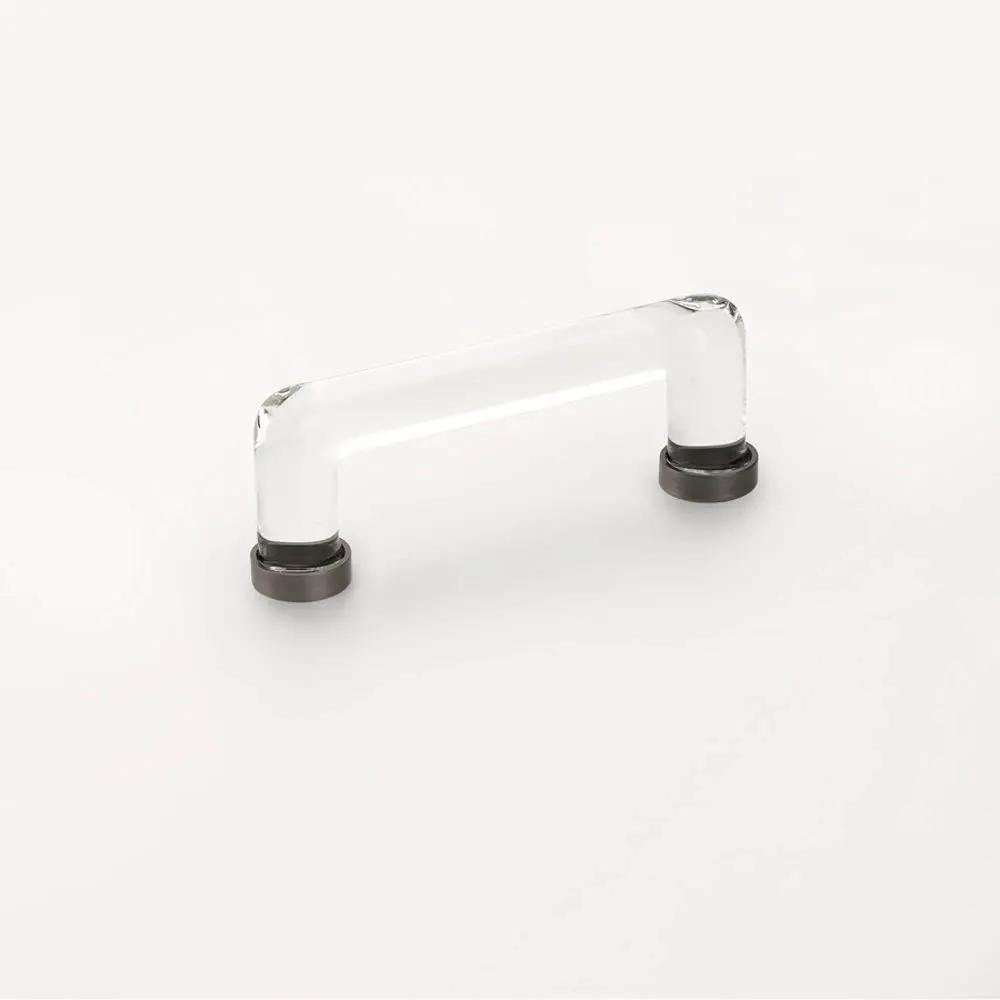 Emtek 4" CC Modern Glass Cabinet Pull by Emtek