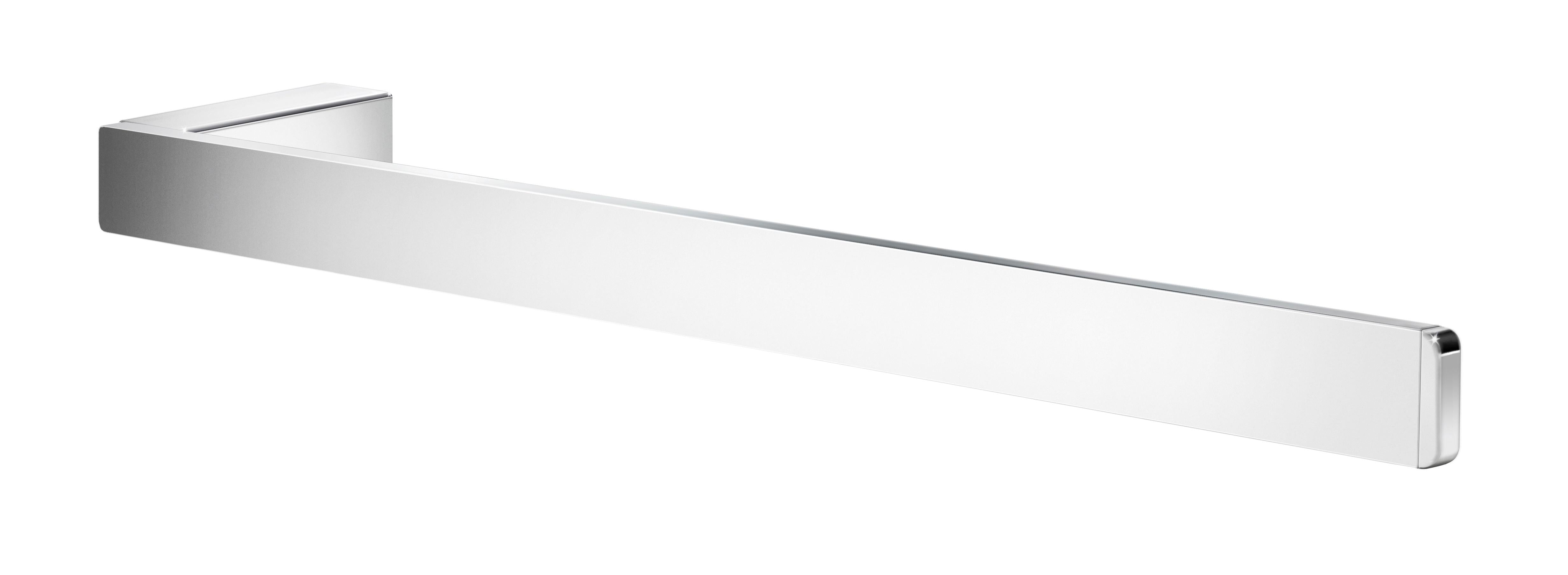 polished chrome towel rail