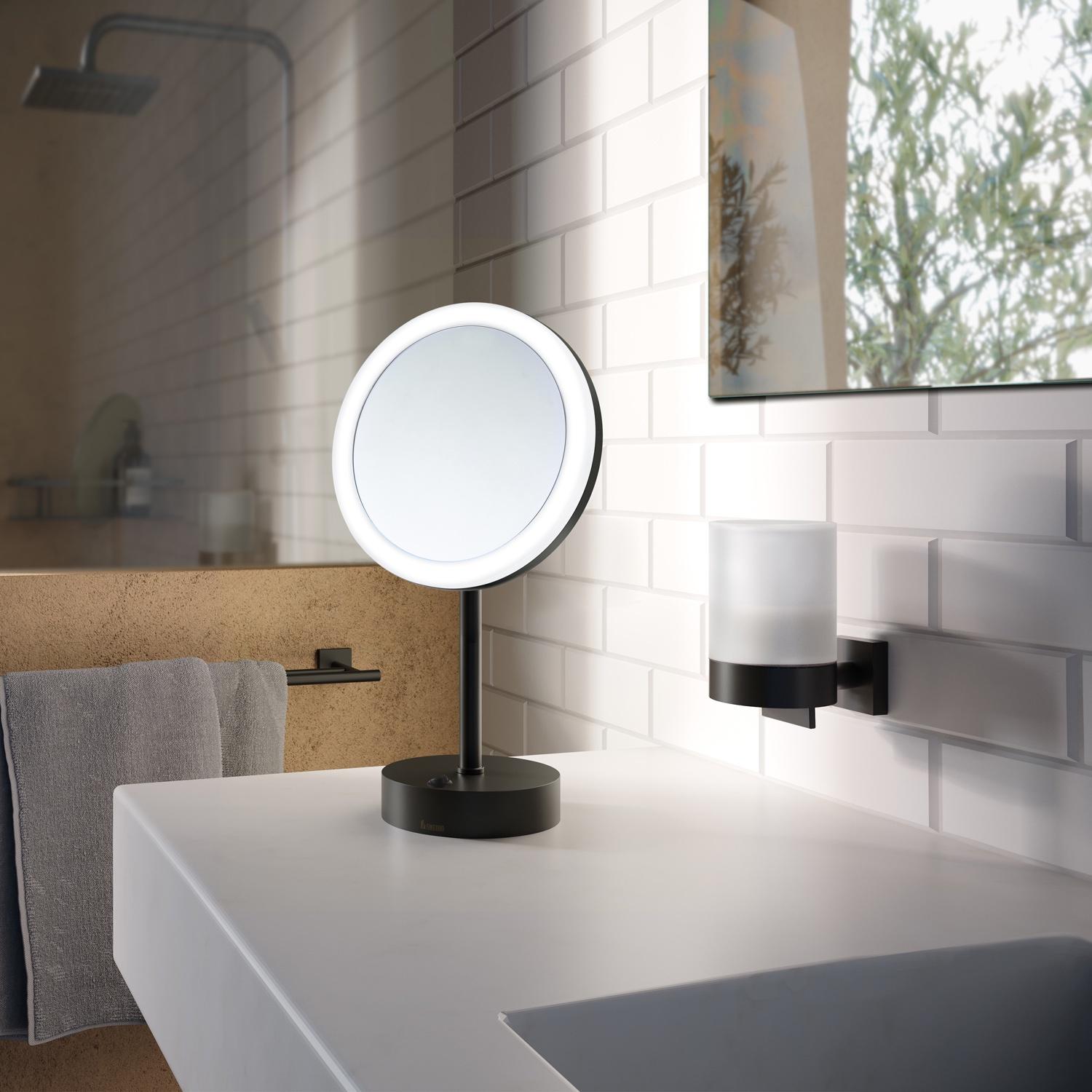 polished chrome soap dispenser