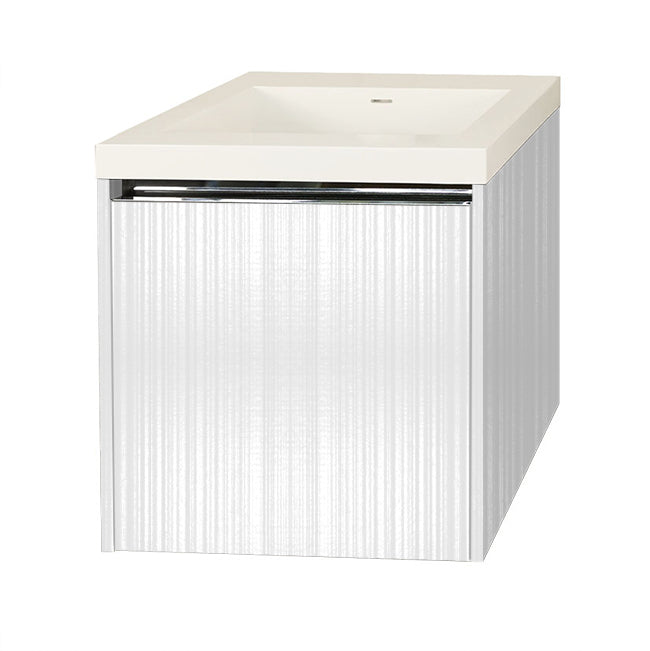 Lacava Kubista 24" Wall-Mount Under Counter Vanity by Lacava