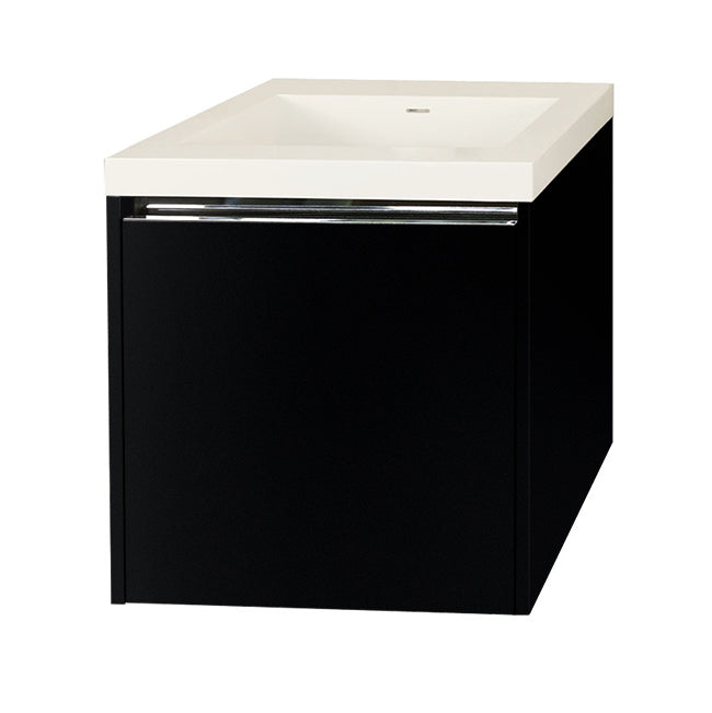 Lacava Kubista 24" Wall-Mount Under Counter Vanity by Lacava