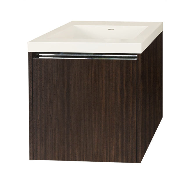 Lacava Kubista 24" Wall-Mount Under Counter Vanity by Lacava