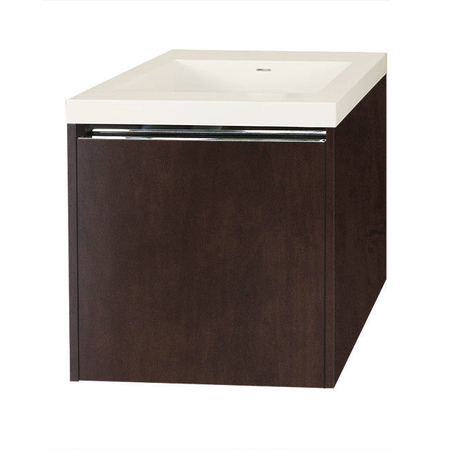 Lacava Kubista 24" Wall-Mount Under Counter Vanity by Lacava