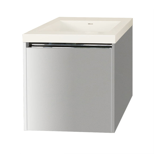 Lacava Kubista 24" Wall-Mount Under Counter Vanity by Lacava