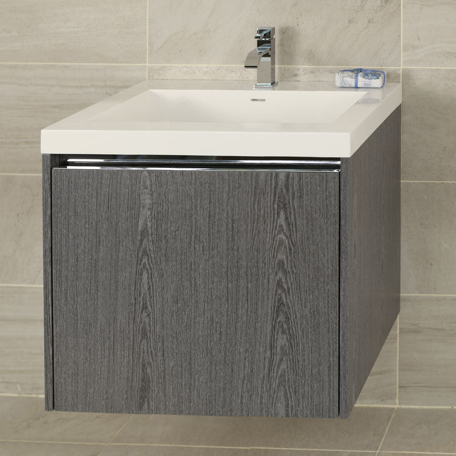 silver oak vanity