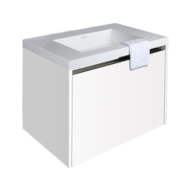 Lacava Kubista 30" Wall-Mount Under Counter Vanity by Lacava