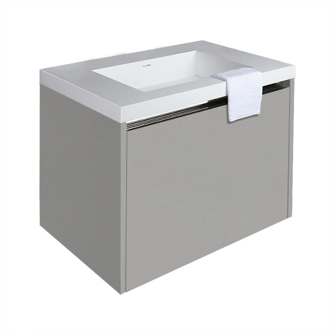 Lacava Kubista 30" Wall-Mount Under Counter Vanity by Lacava