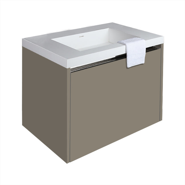 Lacava Kubista 30" Wall-Mount Under Counter Vanity by Lacava
