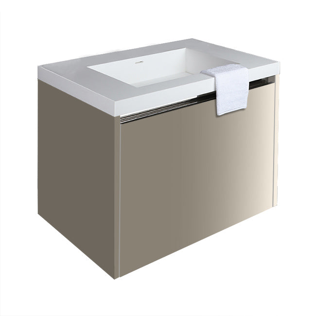 Lacava Kubista 30" Wall-Mount Under Counter Vanity by Lacava