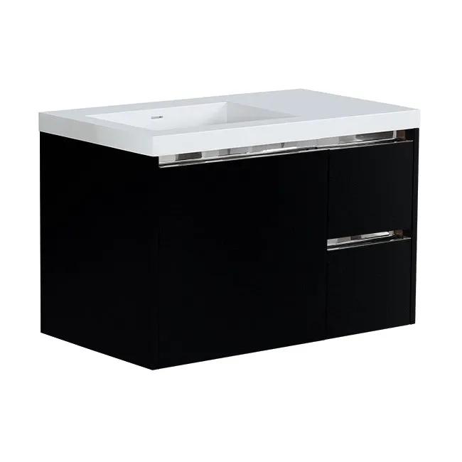 Lacava Kubista 36" Wall-Mount Under Counter Vanity - Left by Lacava