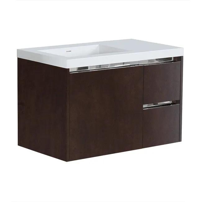Lacava Kubista 36" Wall-Mount Under Counter Vanity - Left by Lacava