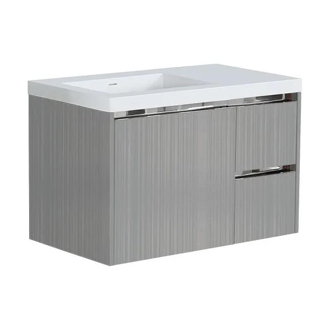 Lacava Kubista 36" Wall-Mount Under Counter Vanity - Left by Lacava