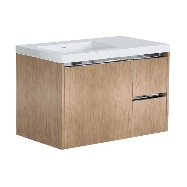 Lacava Kubista 36" Wall-Mount Under Counter Vanity - Left by Lacava
