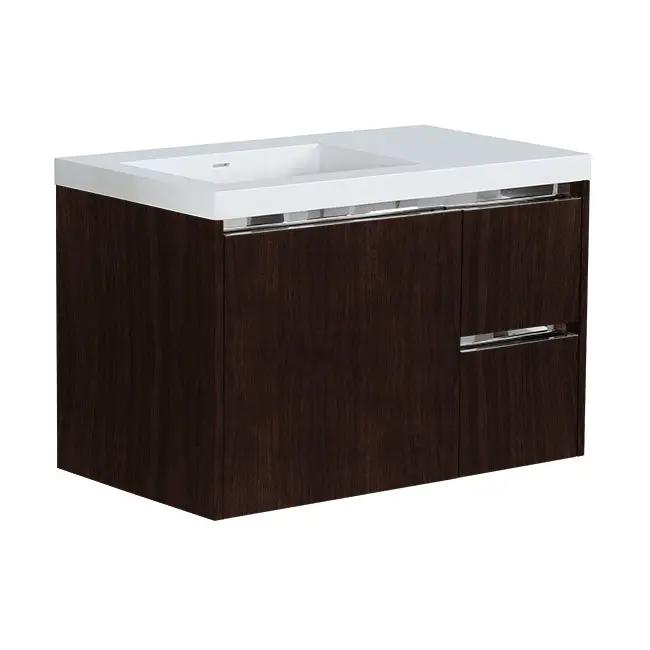 Lacava Kubista 36" Wall-Mount Under Counter Vanity - Left by Lacava
