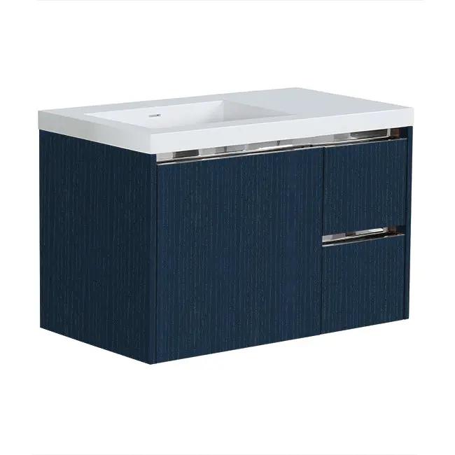 Lacava Kubista 36" Wall-Mount Under Counter Vanity - Left by Lacava