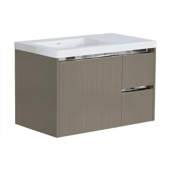 Lacava Kubista 36" Wall-Mount Under Counter Vanity - Left by Lacava